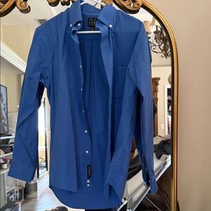 Jos. A. Bank Royal Blue Button-Up 15.5-33